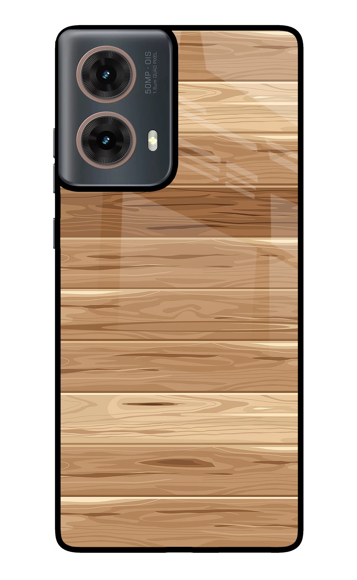 Wooden Vector Motorola G85 Glass Case