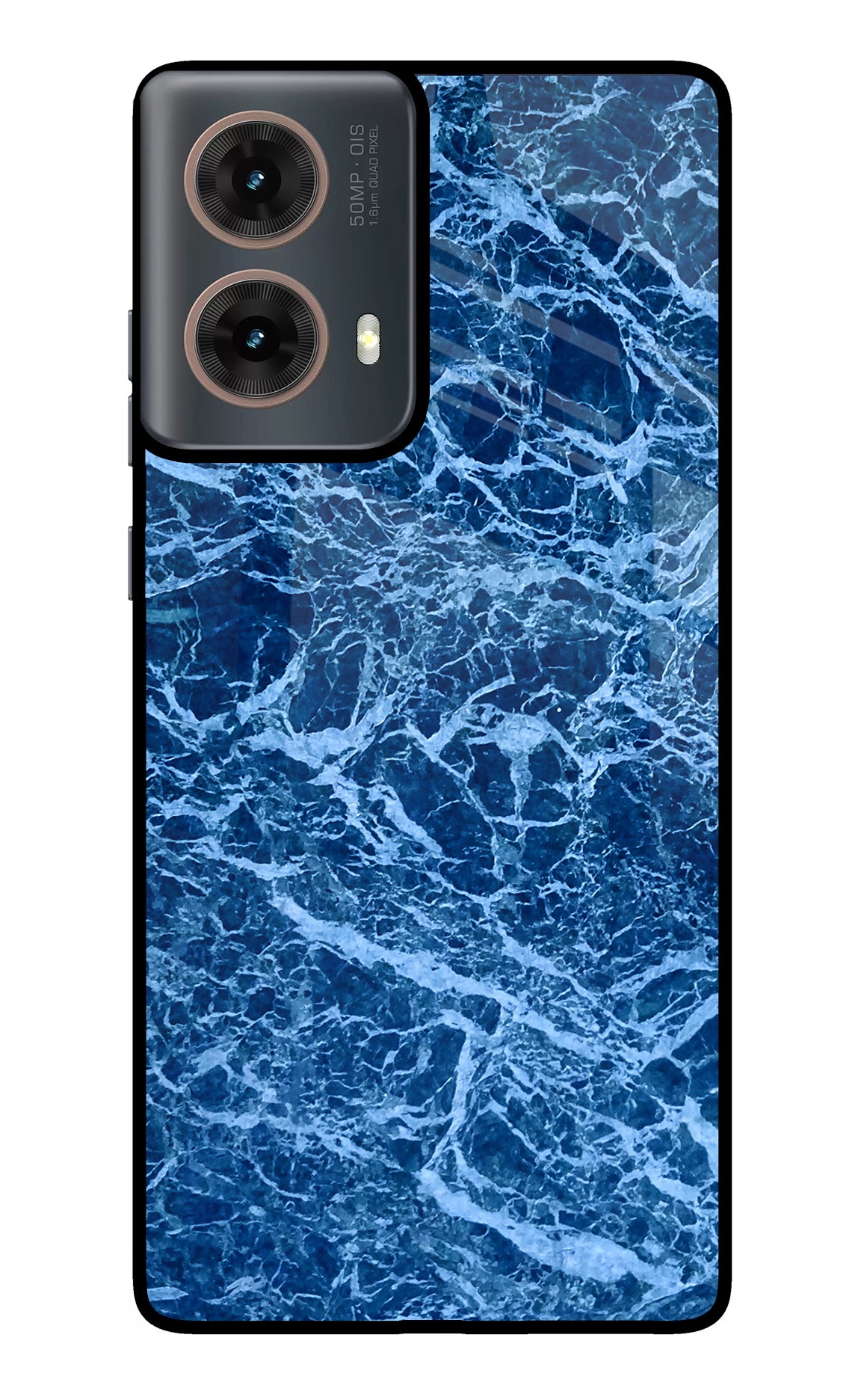 Blue Marble Motorola G85 Glass Case