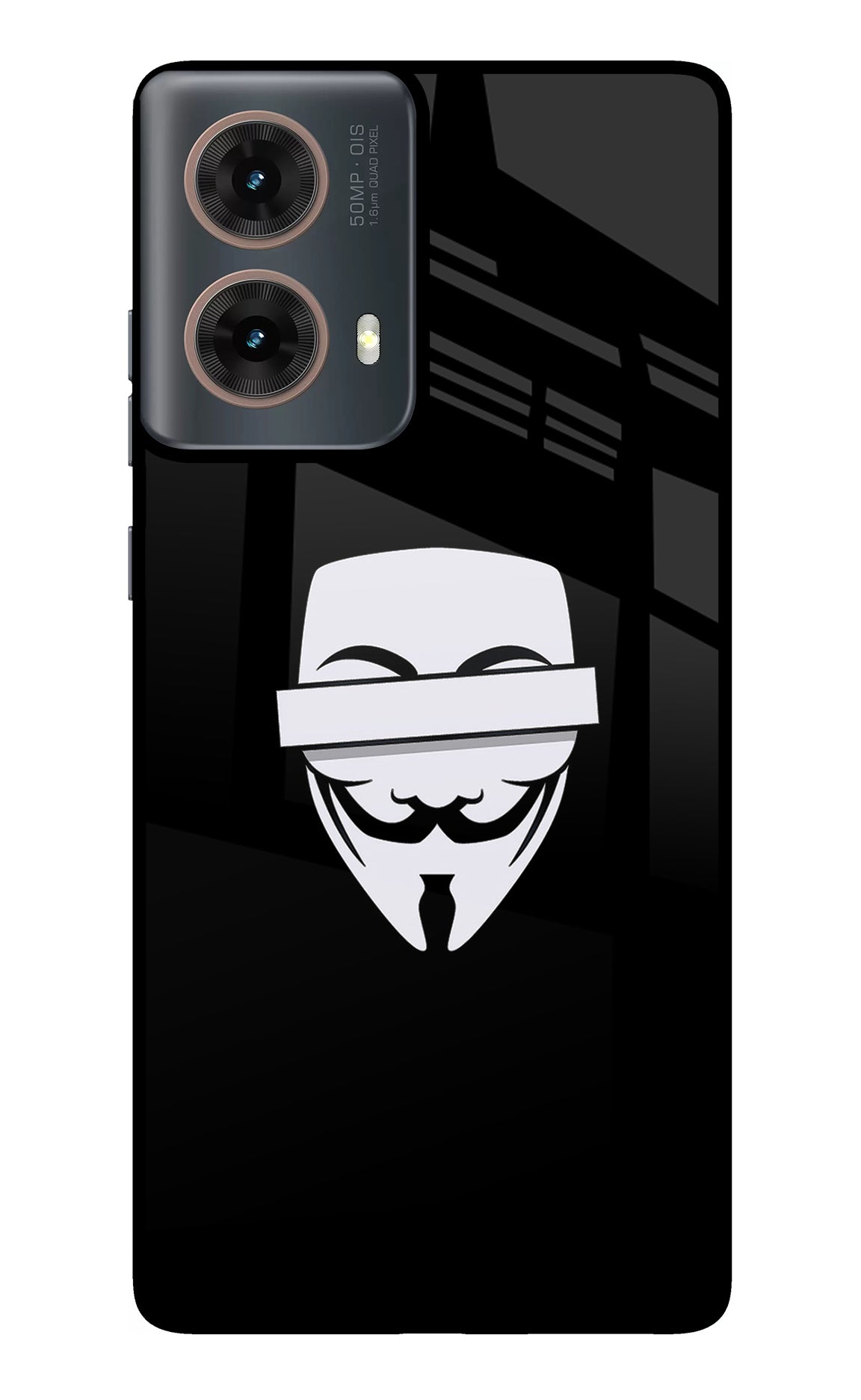 Anonymous Face Motorola G85 Back Cover