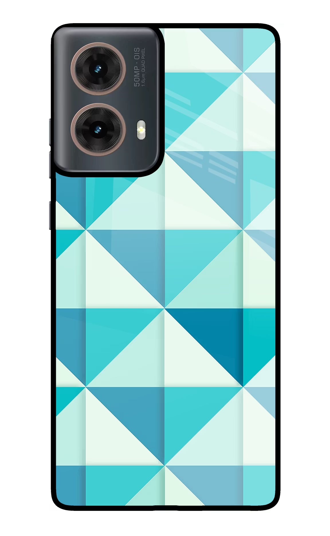 Abstract Motorola G85 Glass Case Back Cover by Casekaro