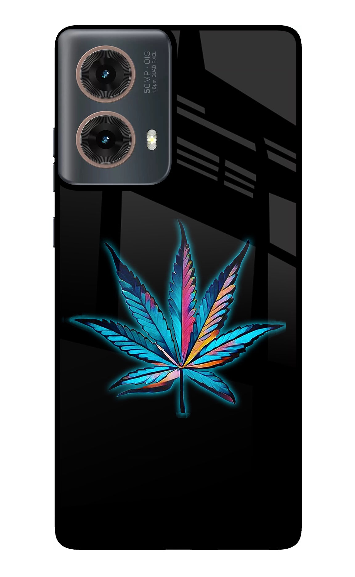 Weed Motorola G85 Glass Case