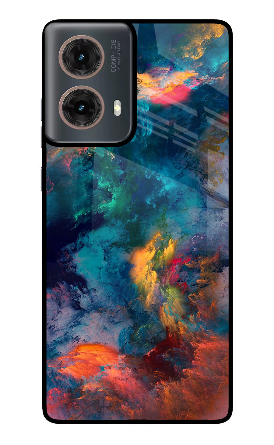 Artwork Paint Motorola G85 Back Cover, Metal case