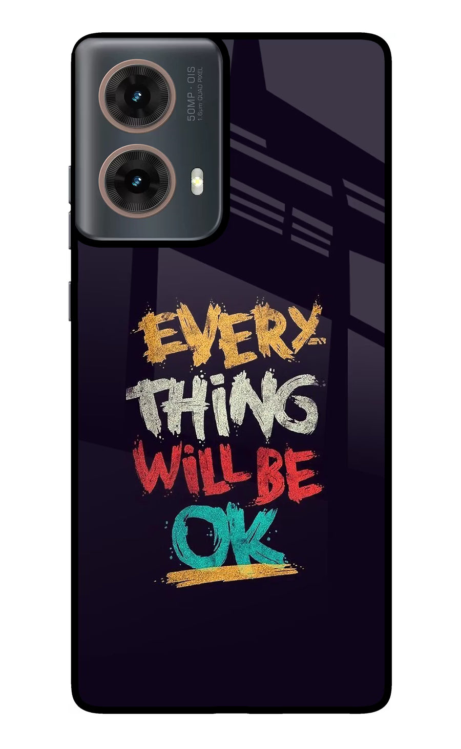 Everything Will Be Ok Motorola G85 Back Cover, Metal case