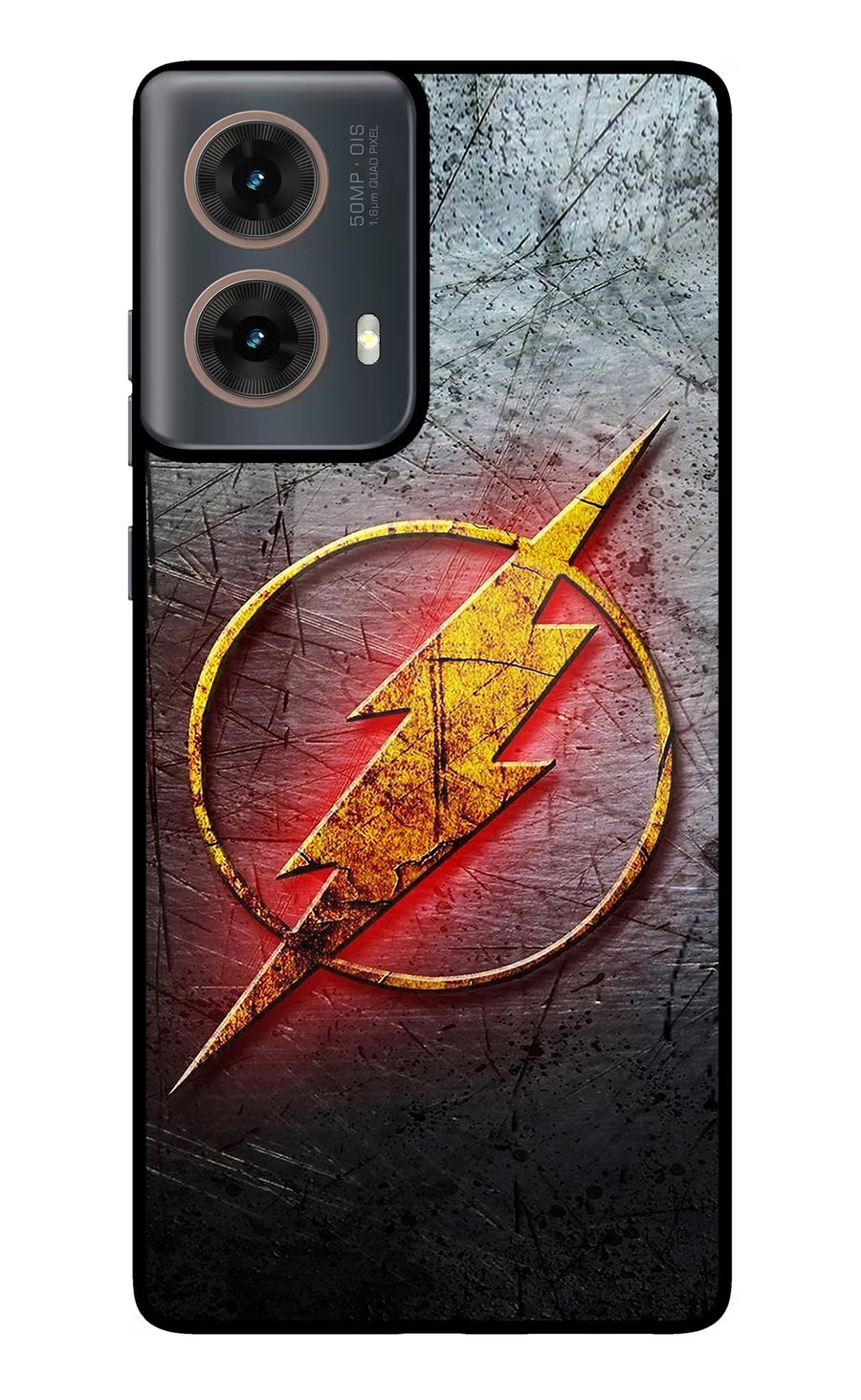 Flash Motorola G85 Back Cover, Metal case