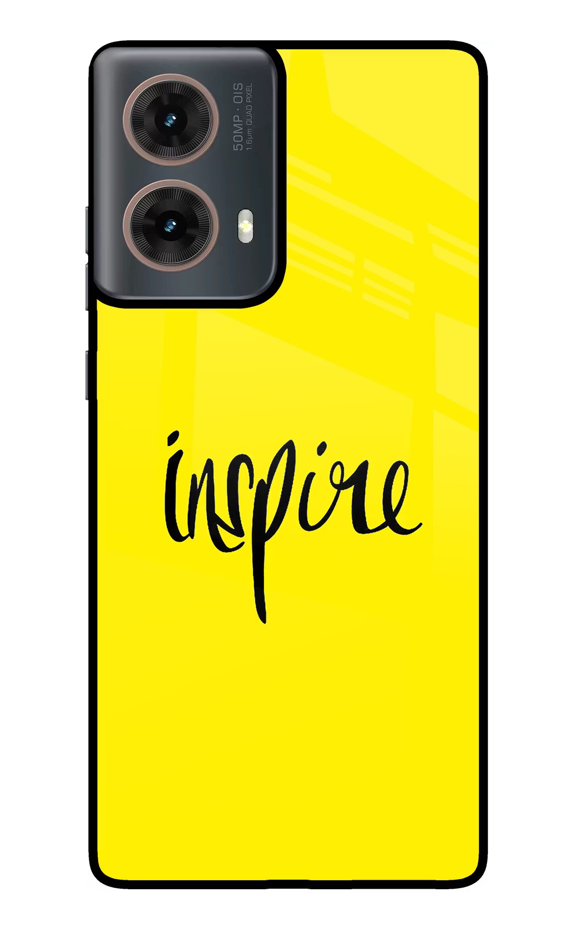 Inspire Motorola G85 Glass Case Back Cover by Casekaro