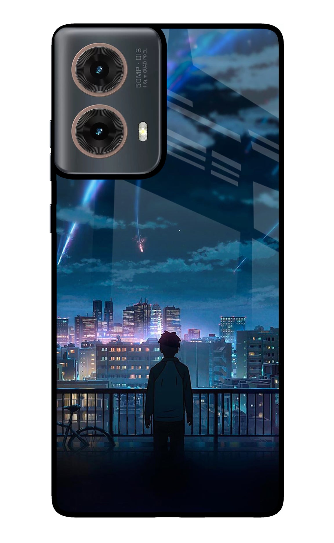 Anime Motorola G85 Glass Case