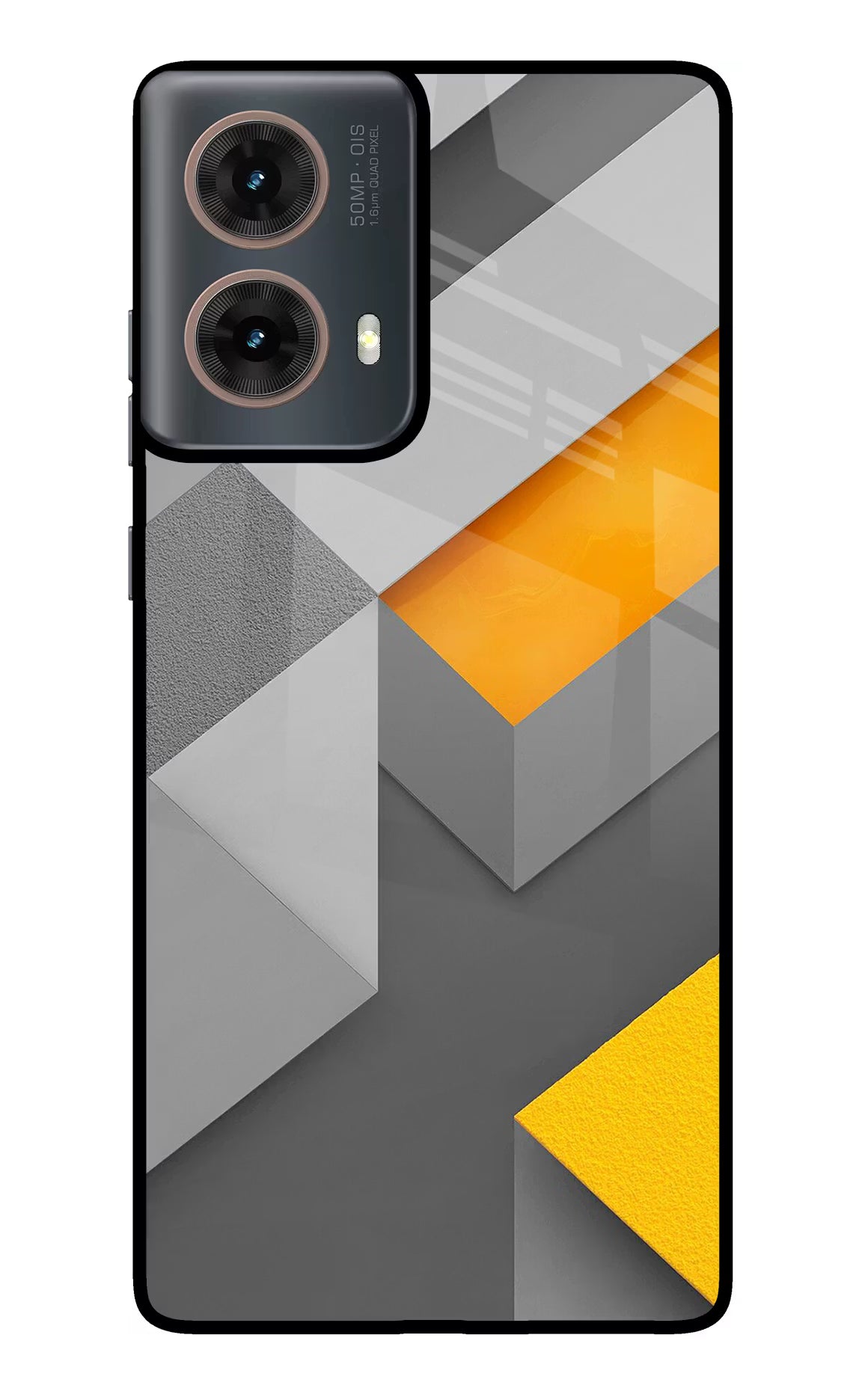 Abstract Motorola G85 Glass Case Back Cover by Casekaro