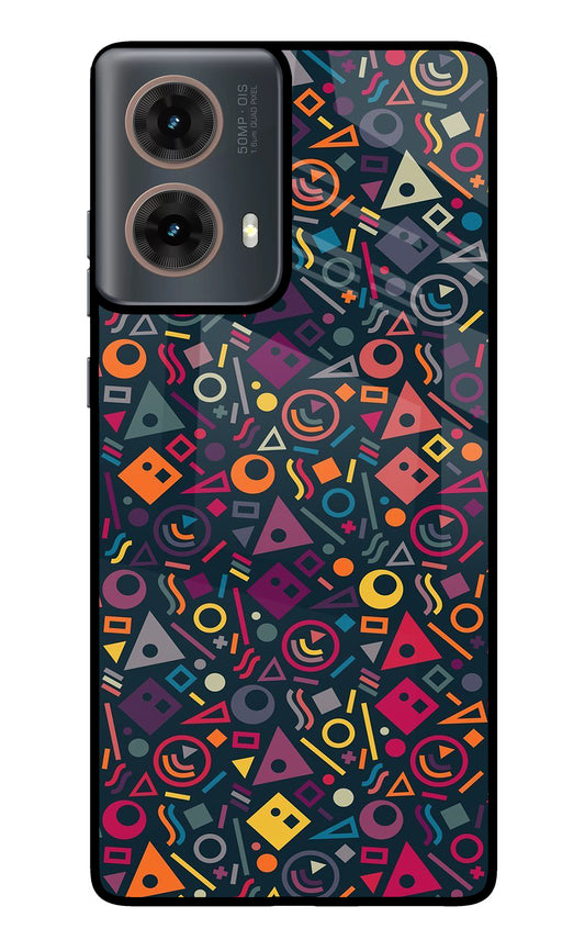 Geometric Abstract Motorola G85 Glass Case