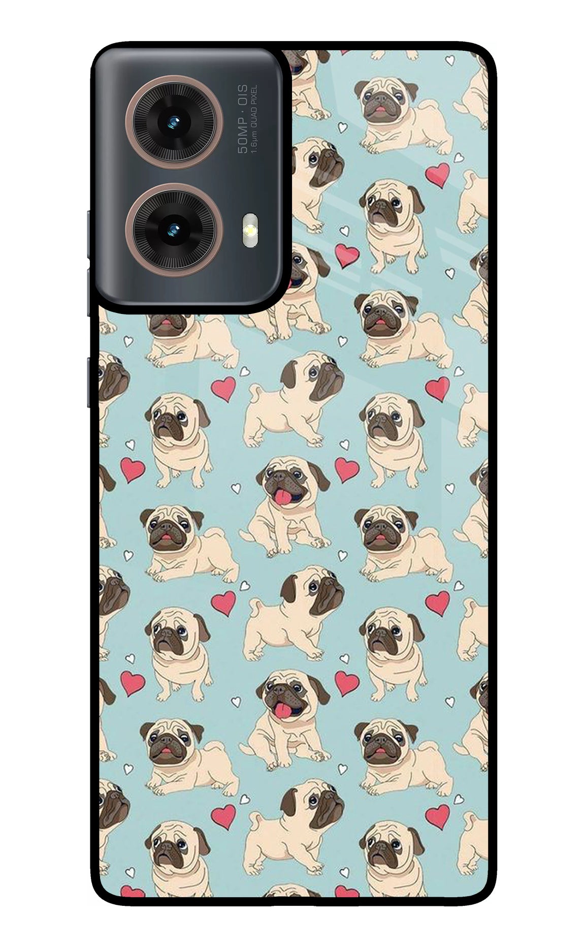 Pug Dog Motorola G85 Glass Case