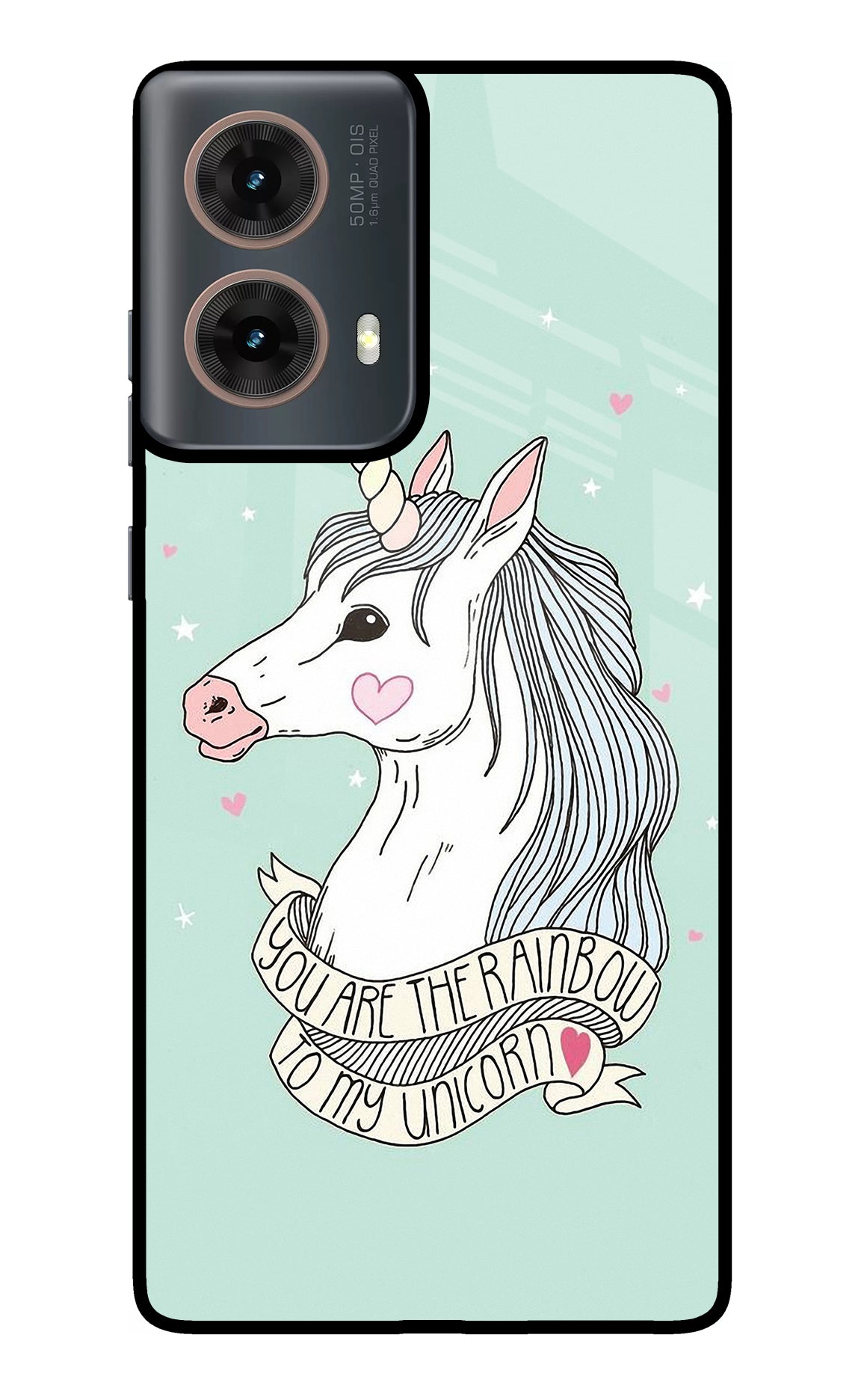 Unicorn Wallpaper Motorola G85 Back Cover