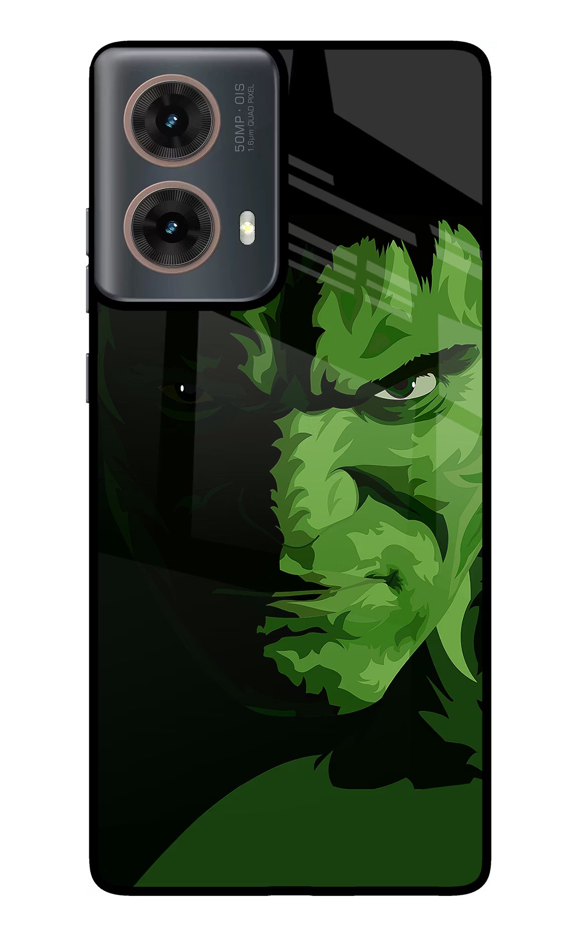 HULK Motorola G85 Glass Case Back Cover by Casekaro