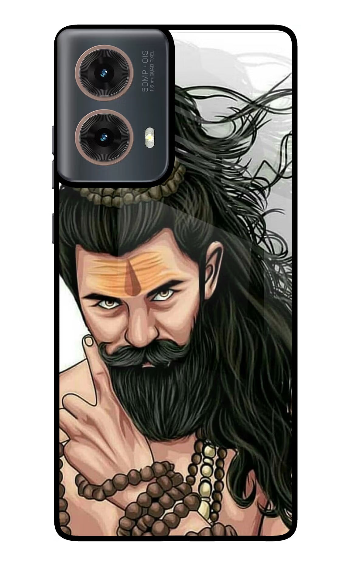 Mahadev Motorola G85 Glass Case Back Cover by Casekaro