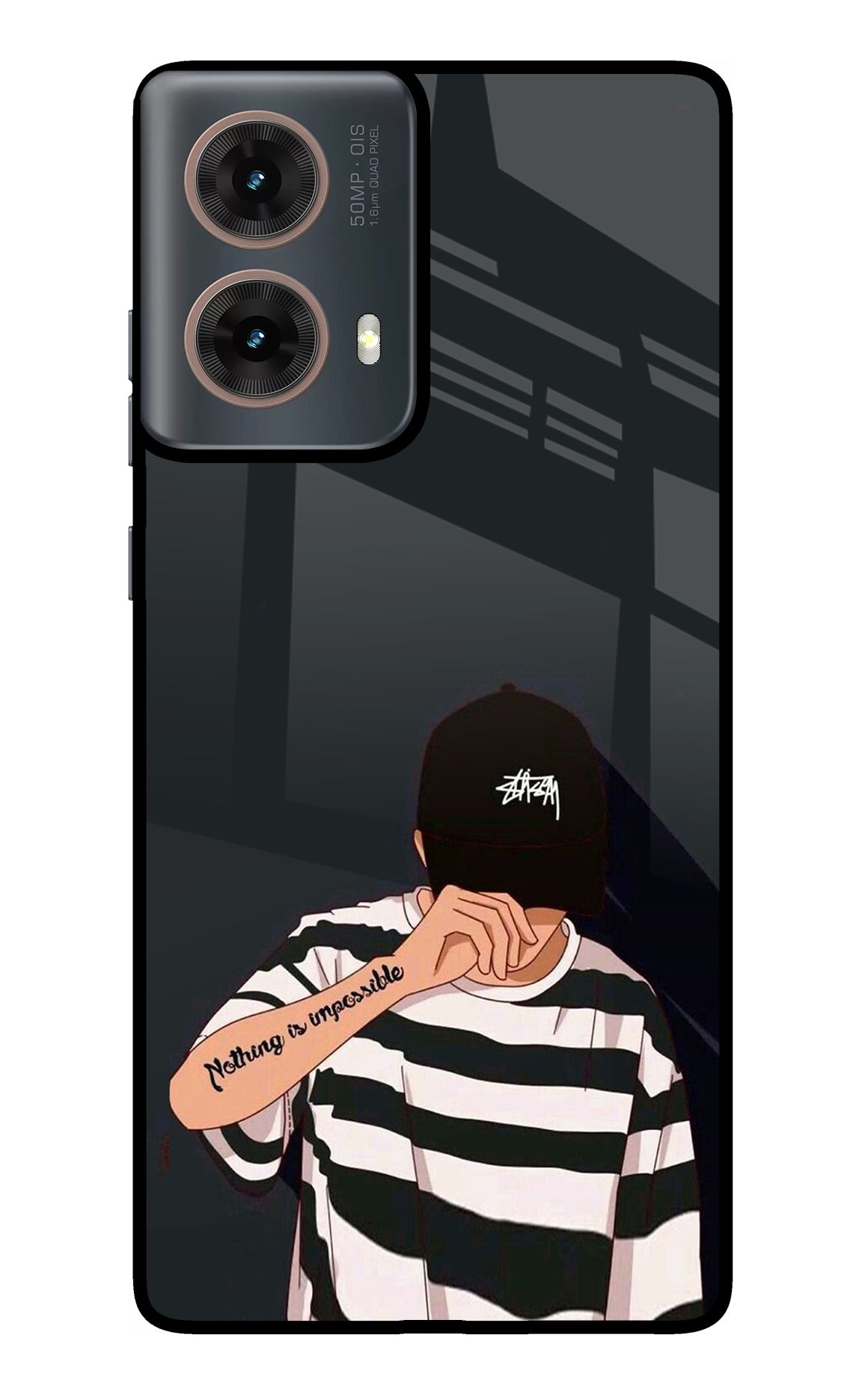 Aesthetic Boy Motorola G85 Back Cover