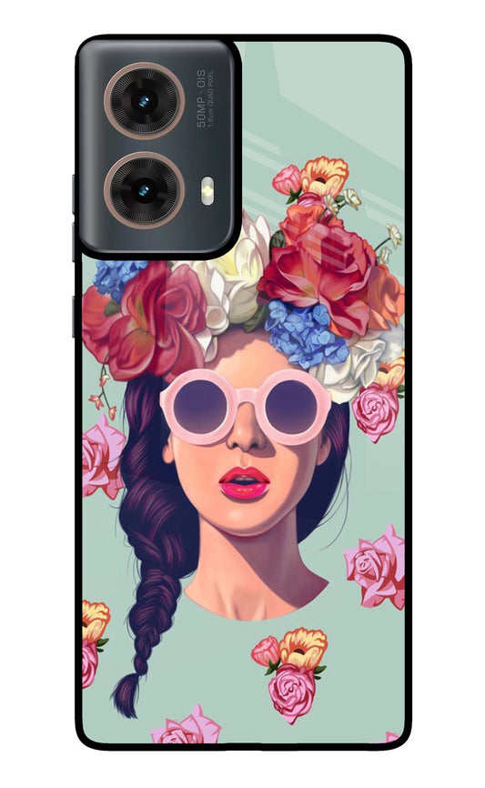 Pretty Girl Motorola G85 Glass Case