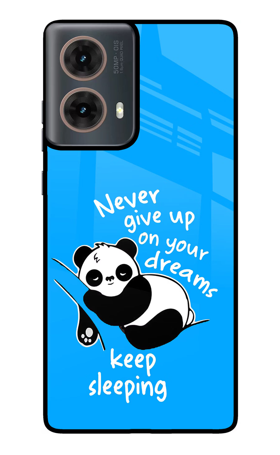 Keep Sleeping Motorola G85 Back Cover, Metal case