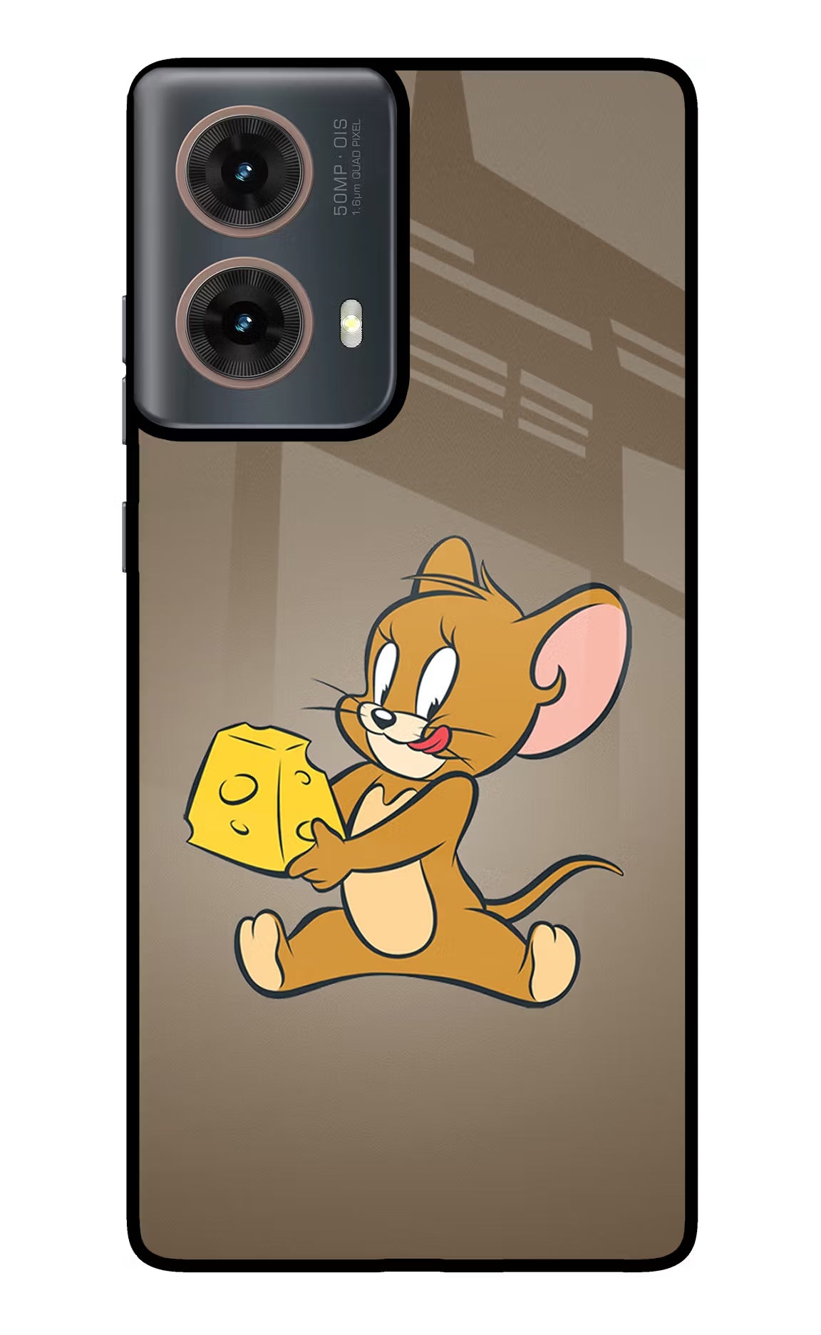 Jerry Motorola G85 Glass Case Back Cover by Casekaro