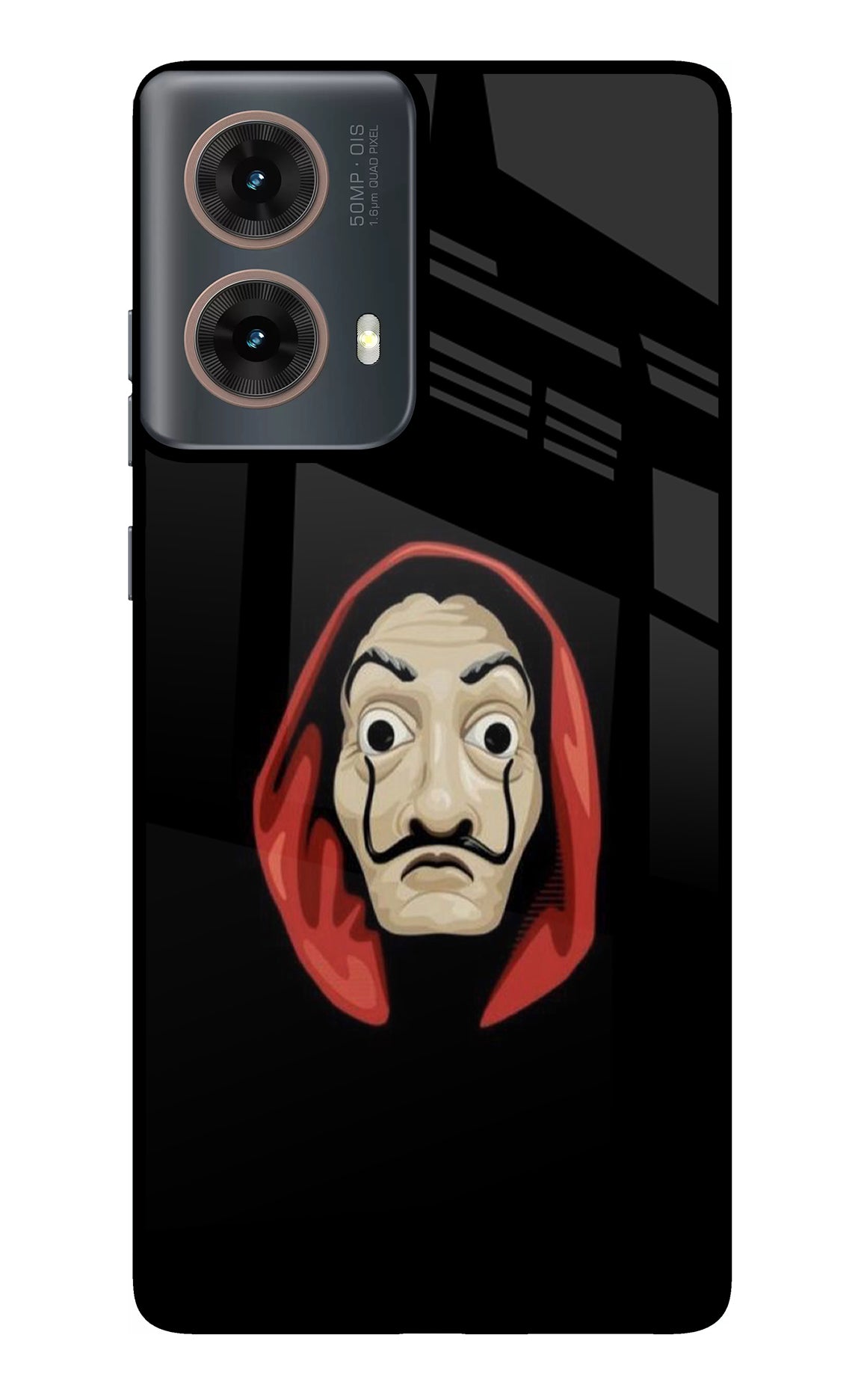 Money Heist Motorola G85 Glass Case