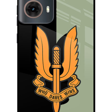 Balidan Logo Motorola G85 Glass Case Back Cover by Casekaro