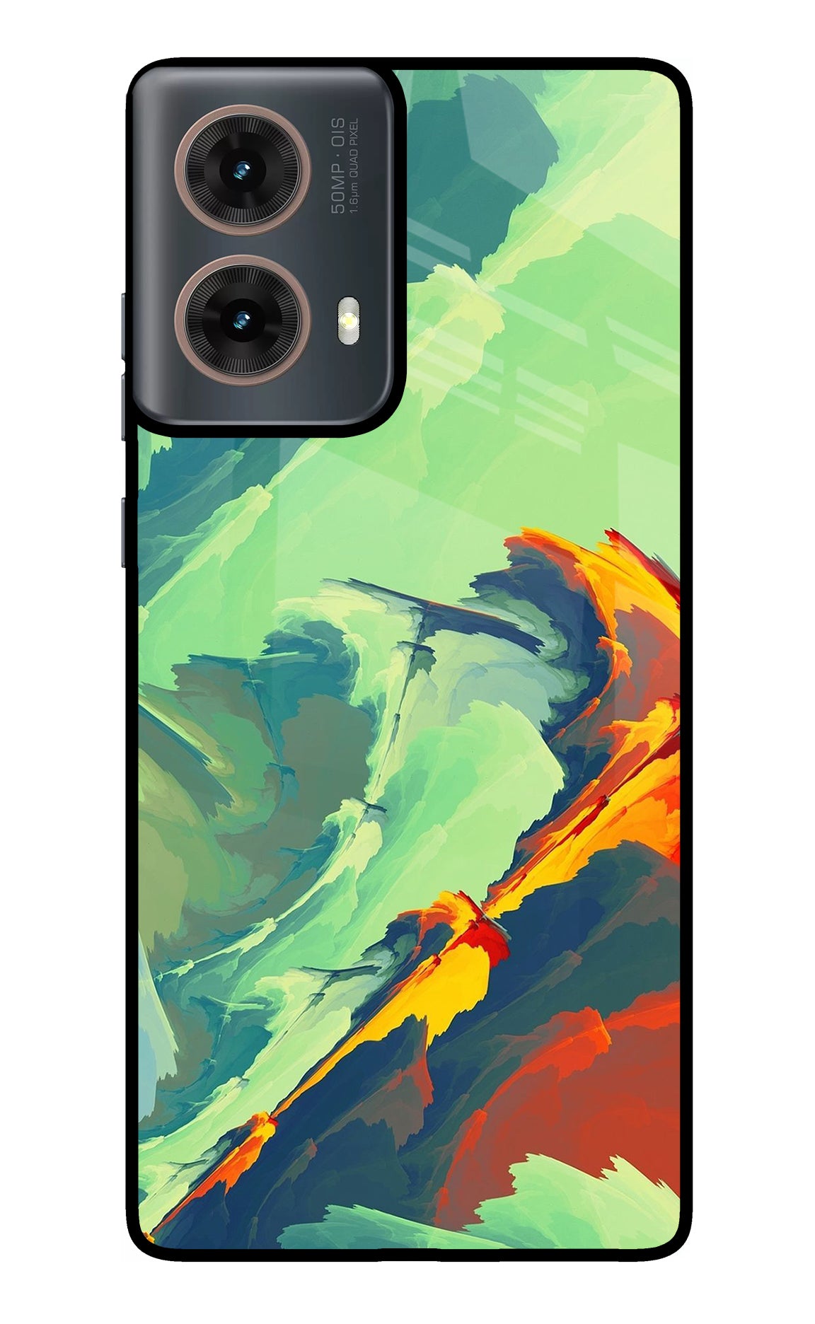 Paint Art Motorola G85 Glass Case