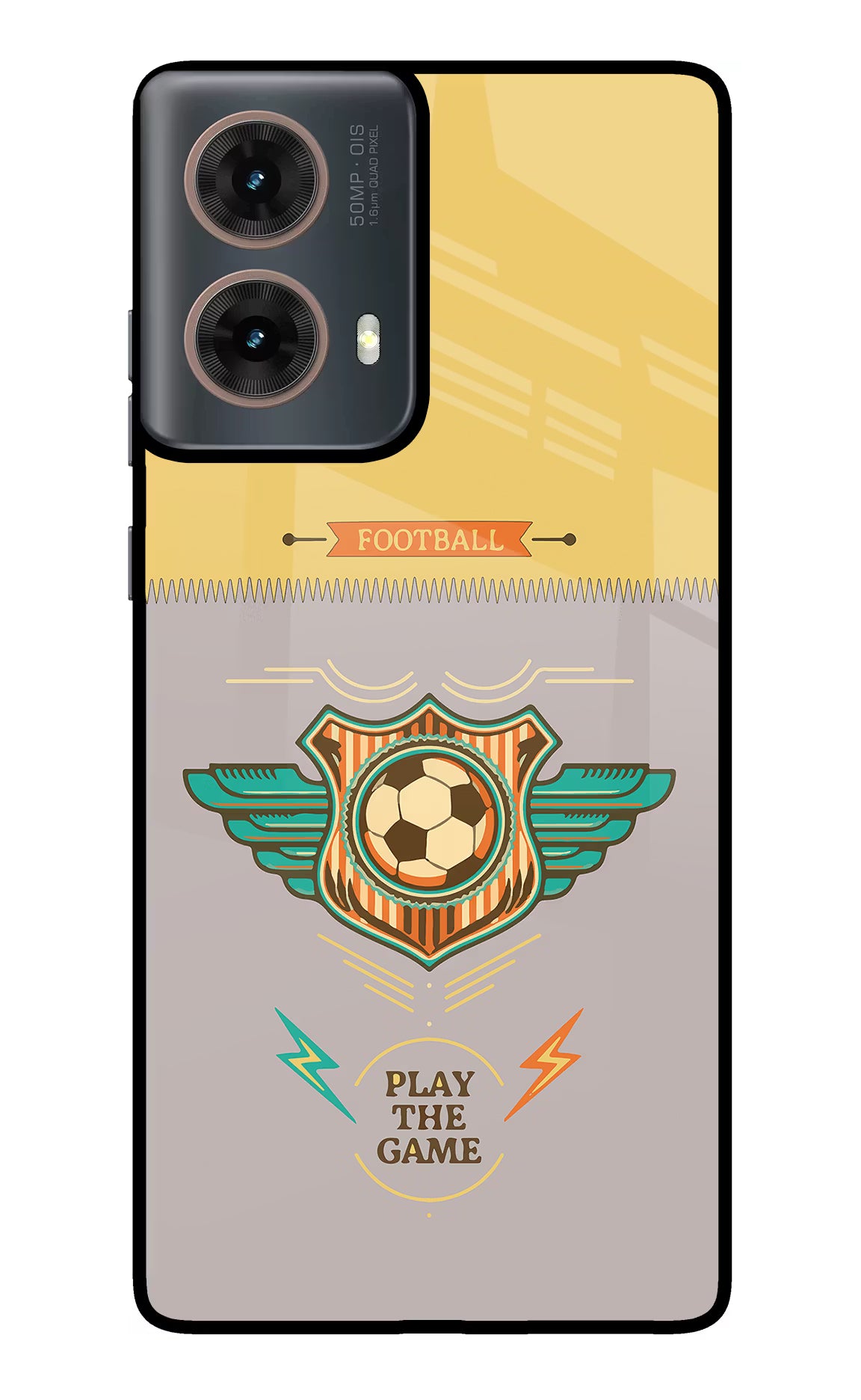 Football Motorola G85 Glass Case