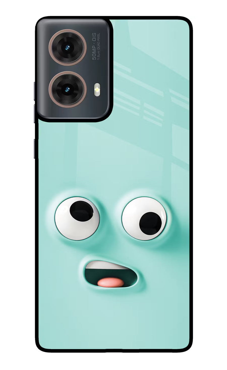 Funny Cartoon Motorola G85 Back Cover, Metal case