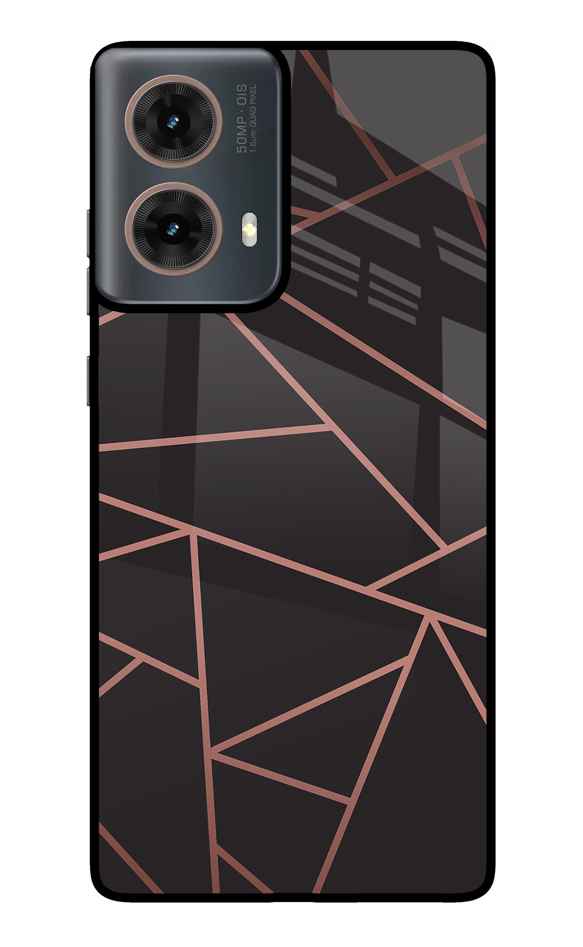 Geometric Pattern Motorola G85 Glass Case