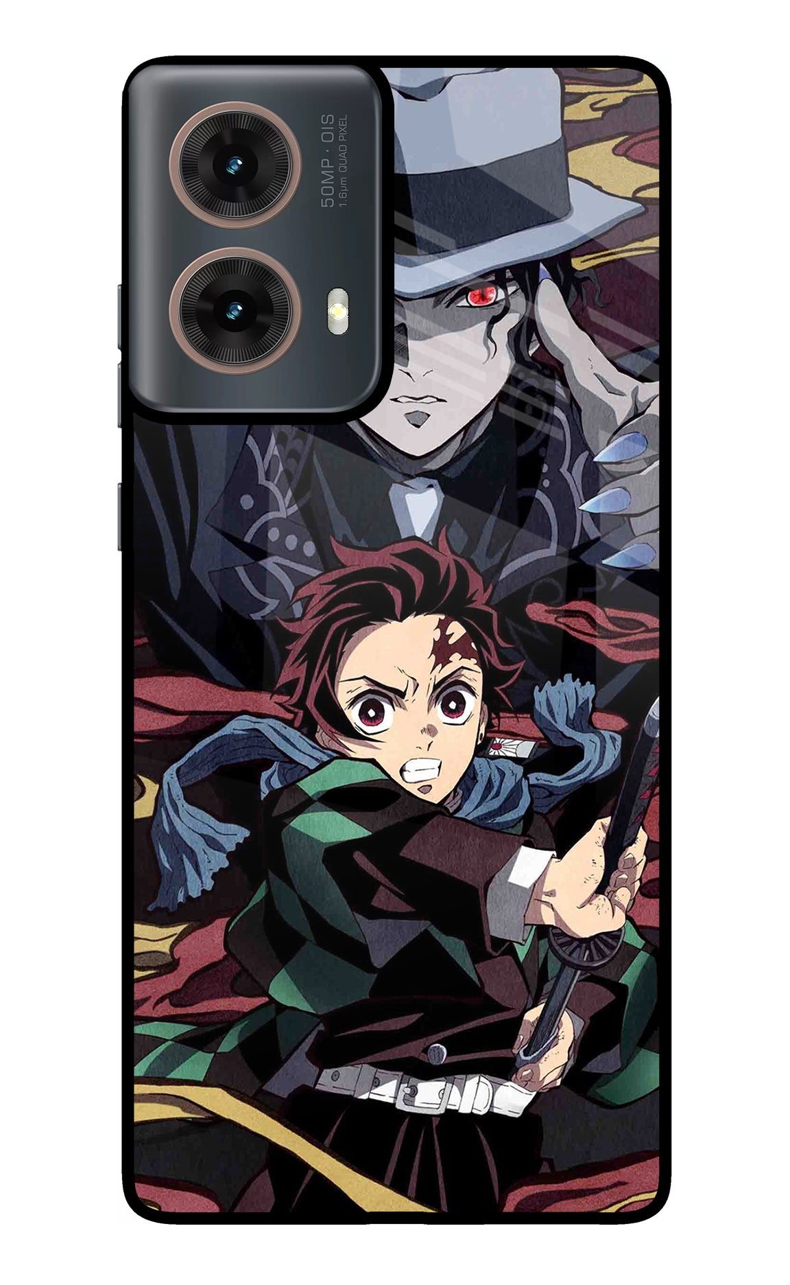 Demon Slayer Motorola G85 Glass Case