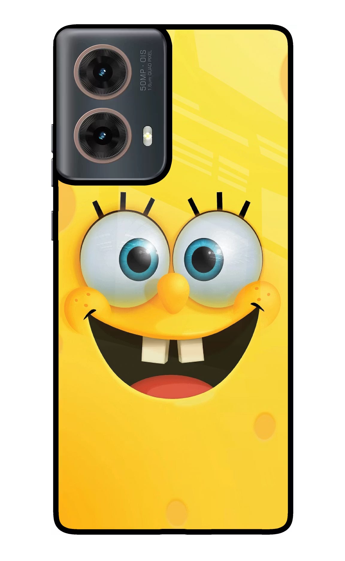 Sponge 1 Motorola G85 Glass Case Back Cover by Casekaro