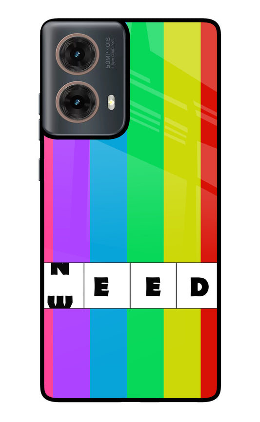 Need Weed Motorola G85 Glass Case