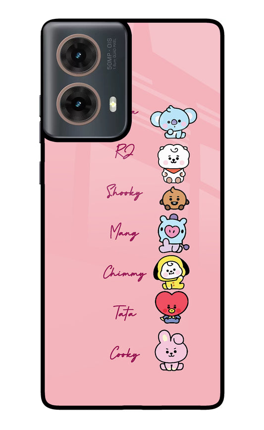 BTS names Motorola G85 Glass Case