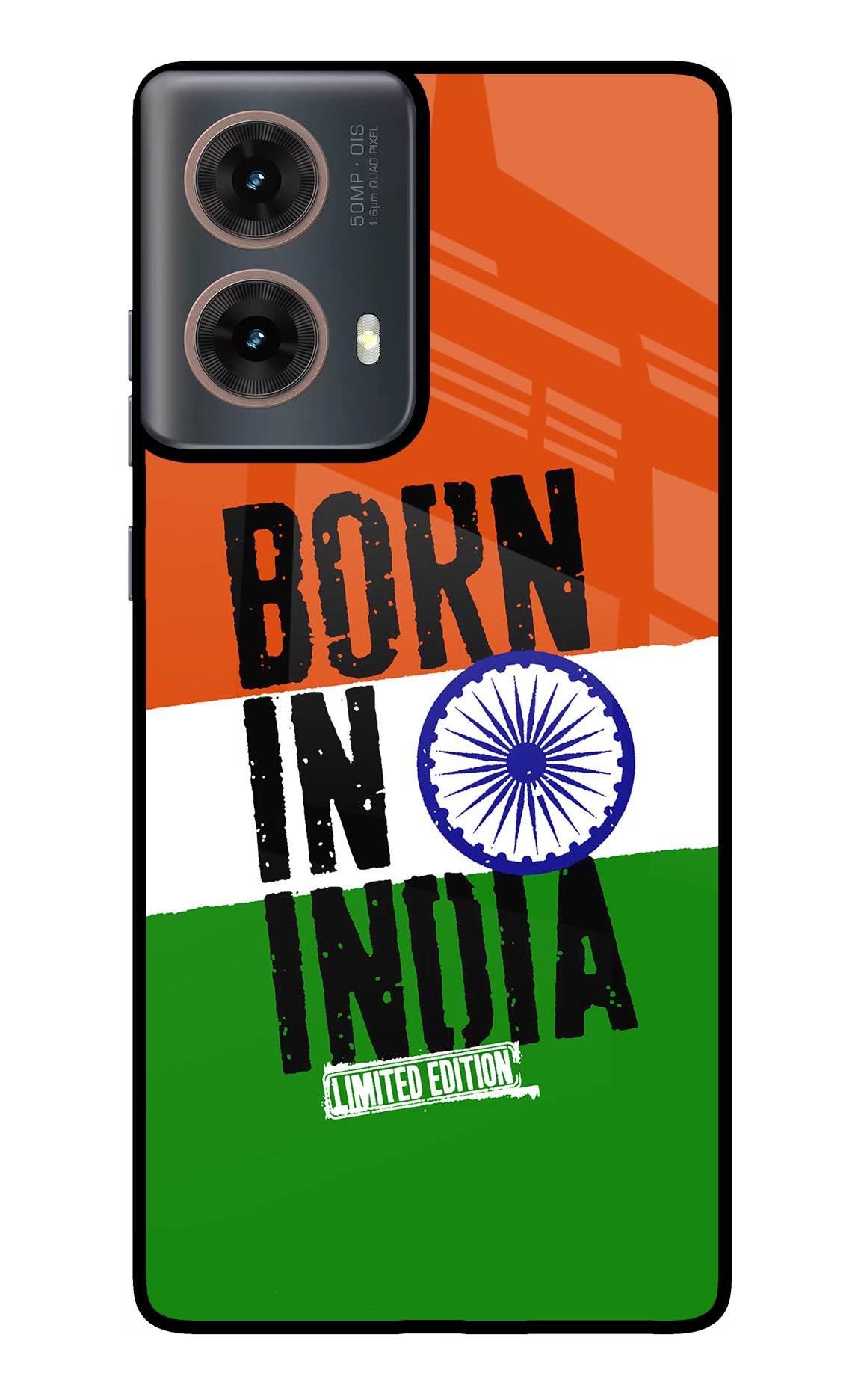 Born in India Motorola G85 Glass Case