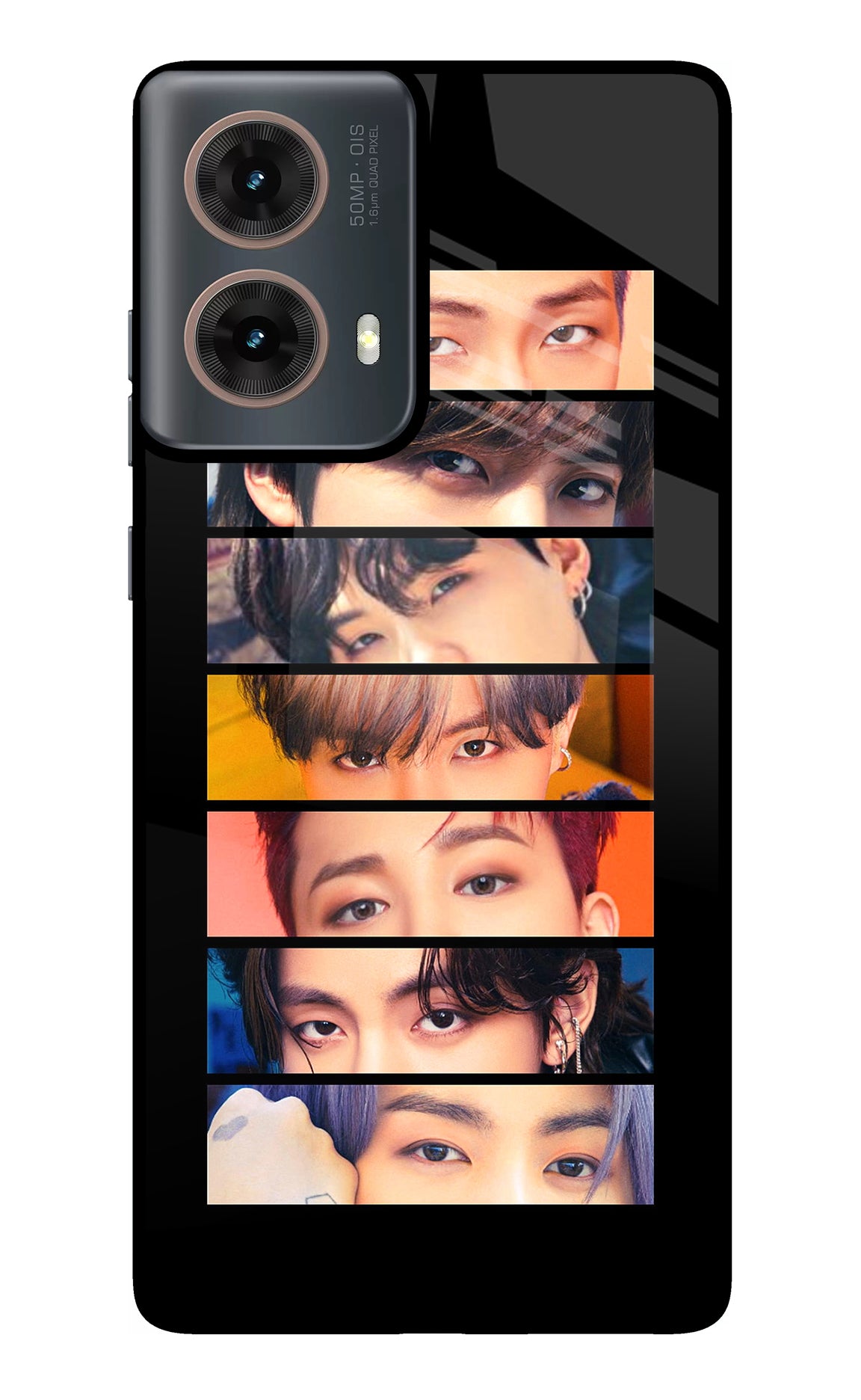 BTS Eyes Motorola G85 Glass Case