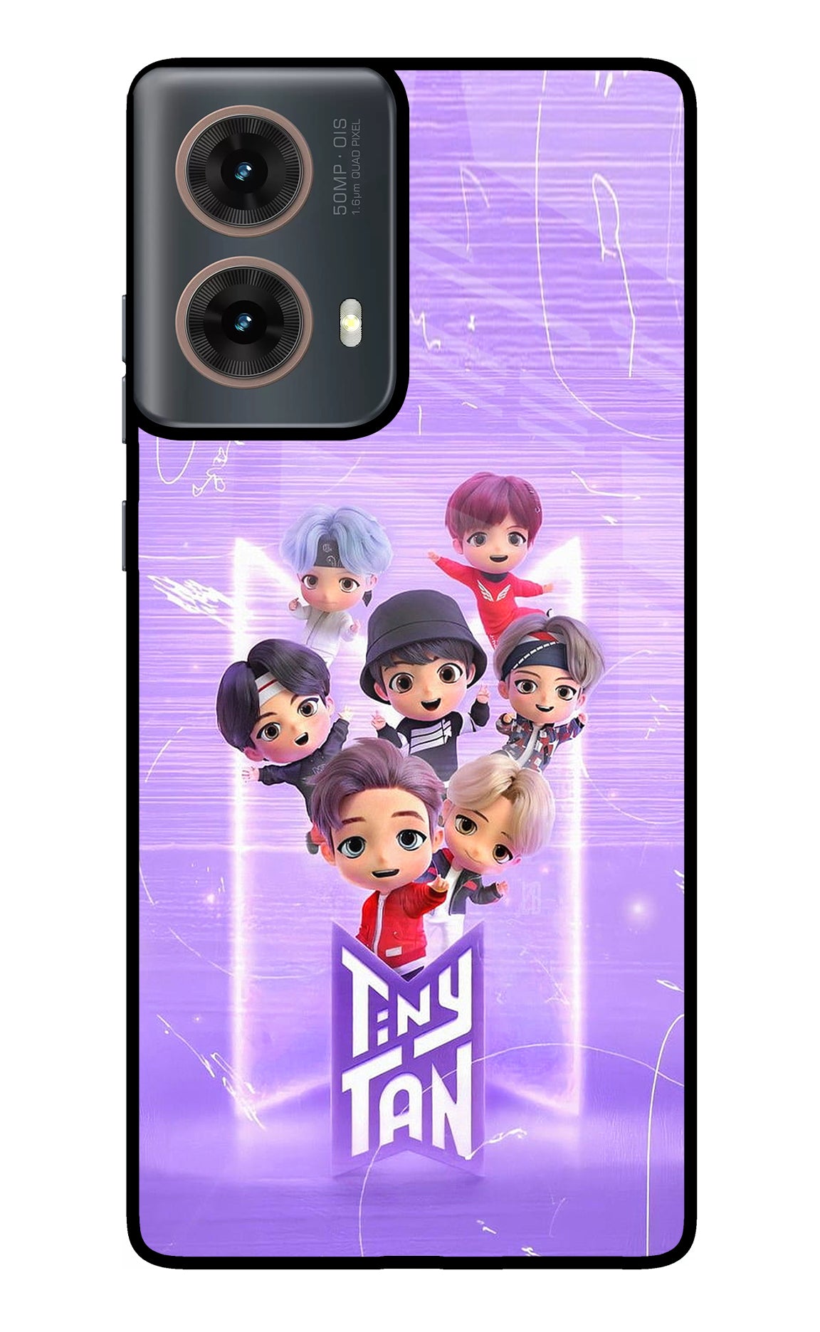 BTS Tiny Tan Motorola G85 Back Cover