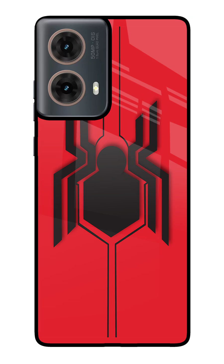 Spider Motorola G85 Back Cover, Glass case