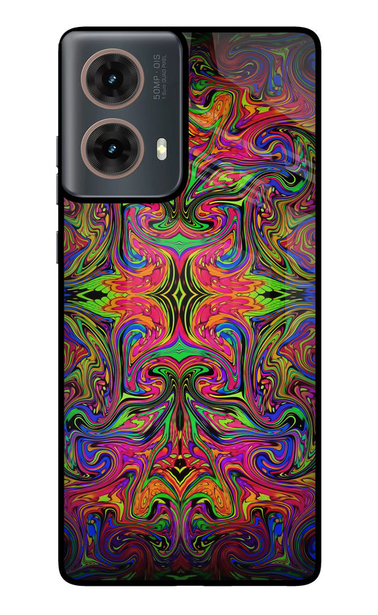 Psychedelic Art Motorola G85 Glass Case