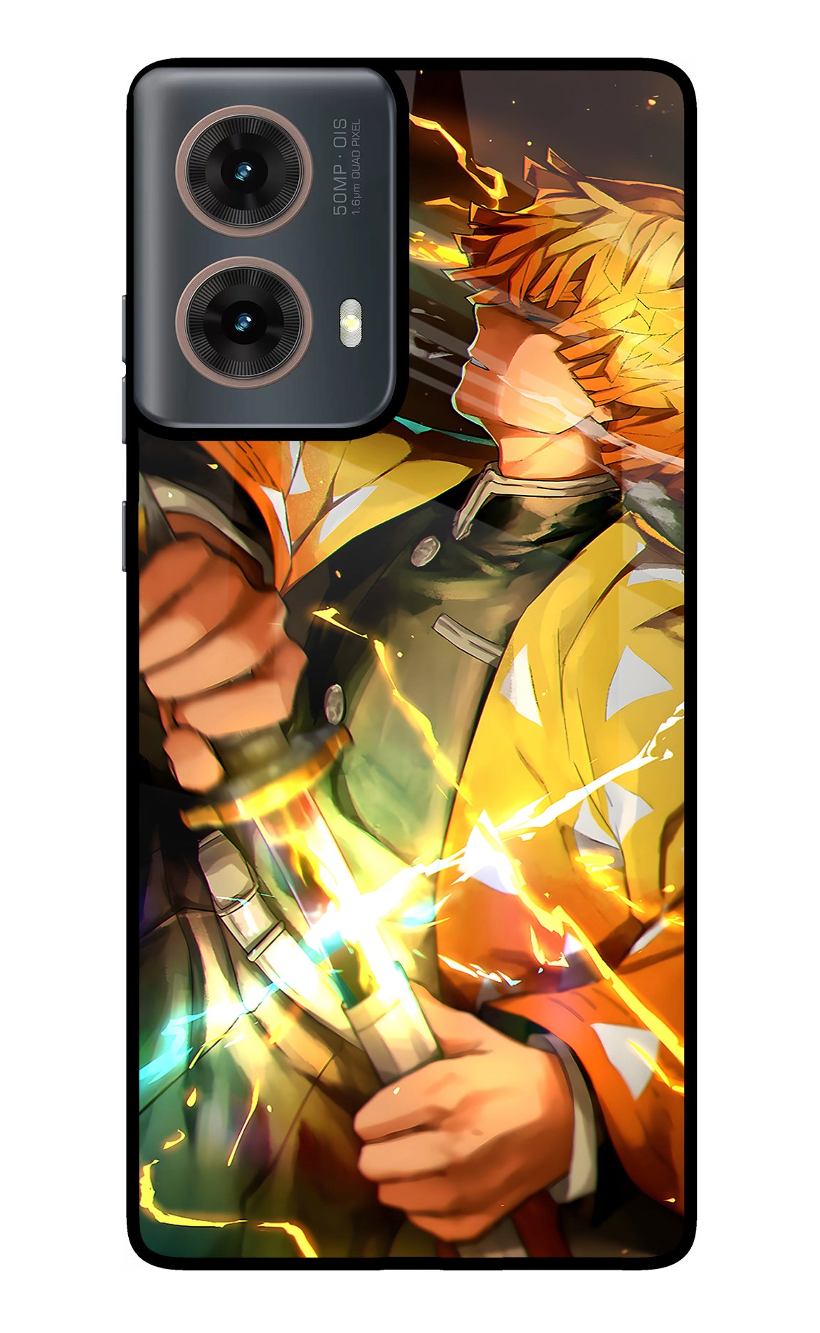 Demon Slayer Motorola G85 Glass Case