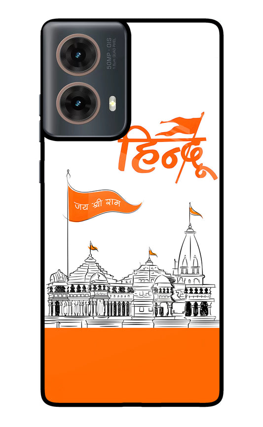 Jai Shree Ram Hindu Motorola G85 Glass Case