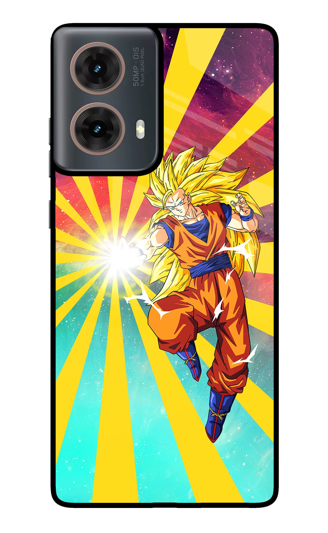 Goku Super Saiyan Motorola G85 Glass Case