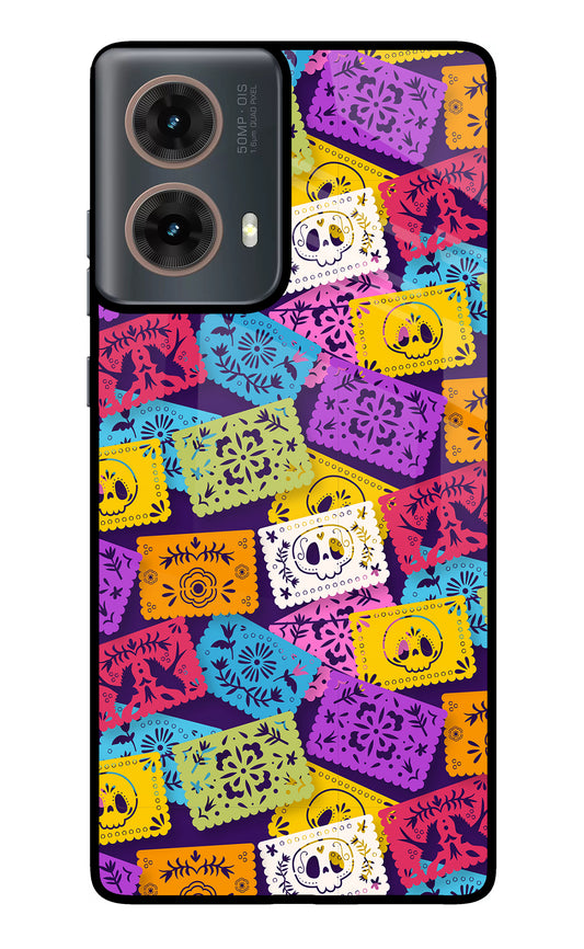 Mexican Pattern Motorola G85 Glass Case