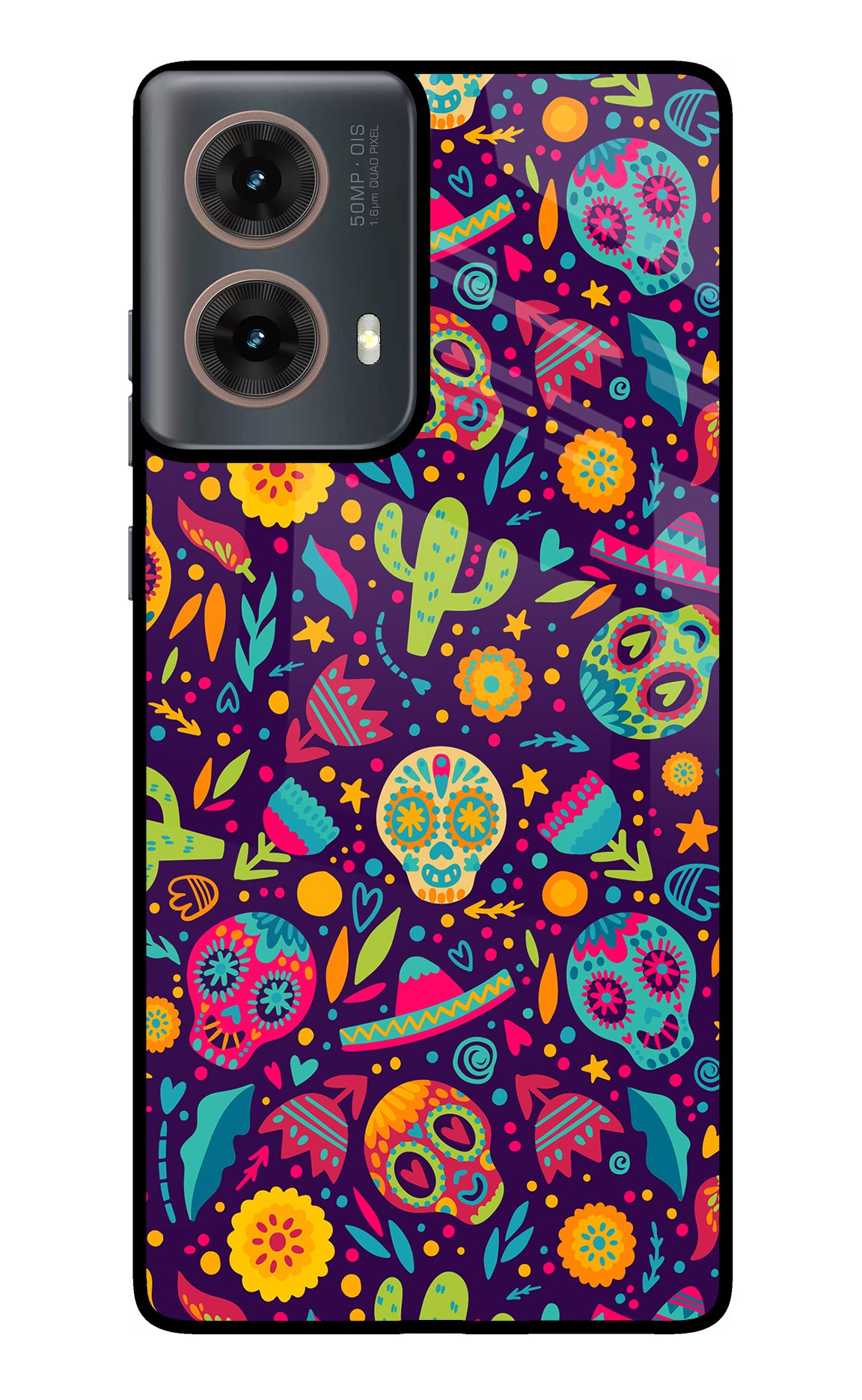 Mexican Design Motorola G85 Glass Case