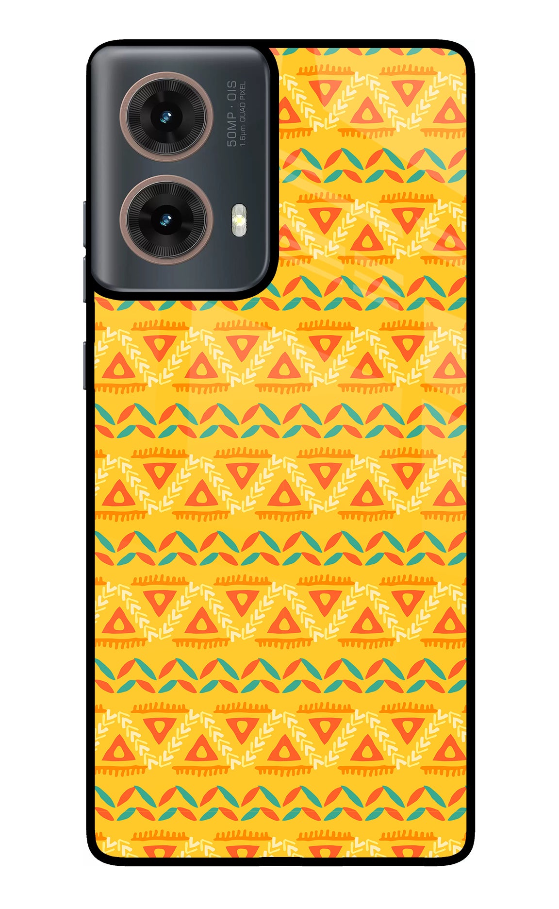 Tribal Pattern Motorola G85 Glass Case