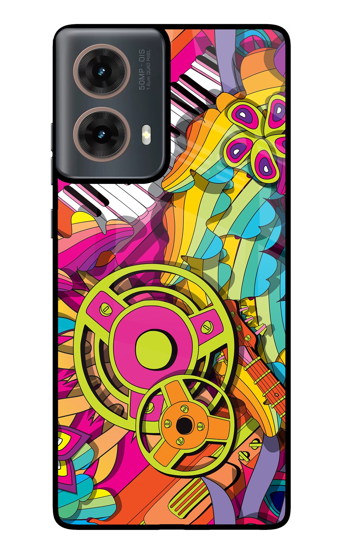 Music Doodle Motorola G85 Glass Case