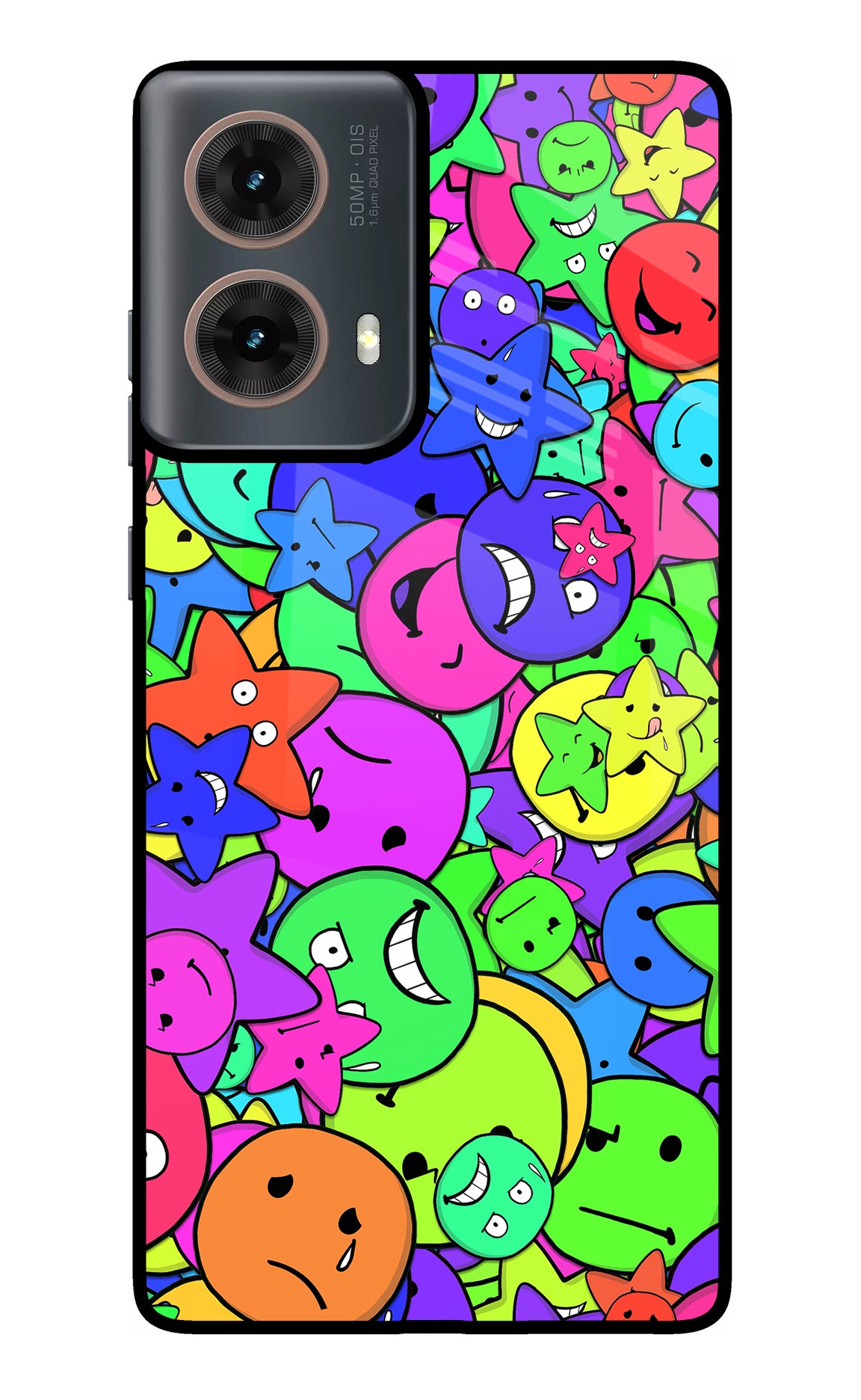 Fun Doodle Motorola G85 Glass Case