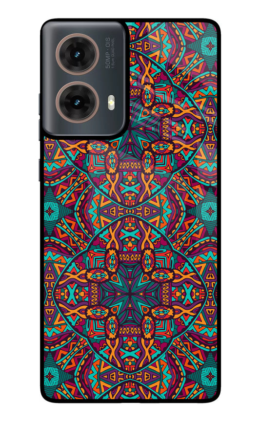 Colour Mandala Motorola G85 Glass Case