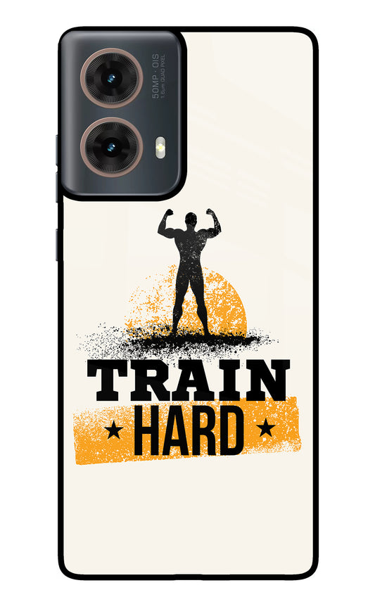 Train Hard Motorola G85 Glass Case