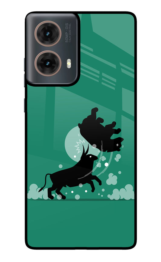 Bull Conqueror Motorola G85 Glass Case