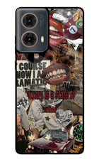 Luxury Motorola G85 Glass Case