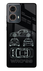 WRC'99 Motorola G85 Glass Case Back Cover by Casekaro