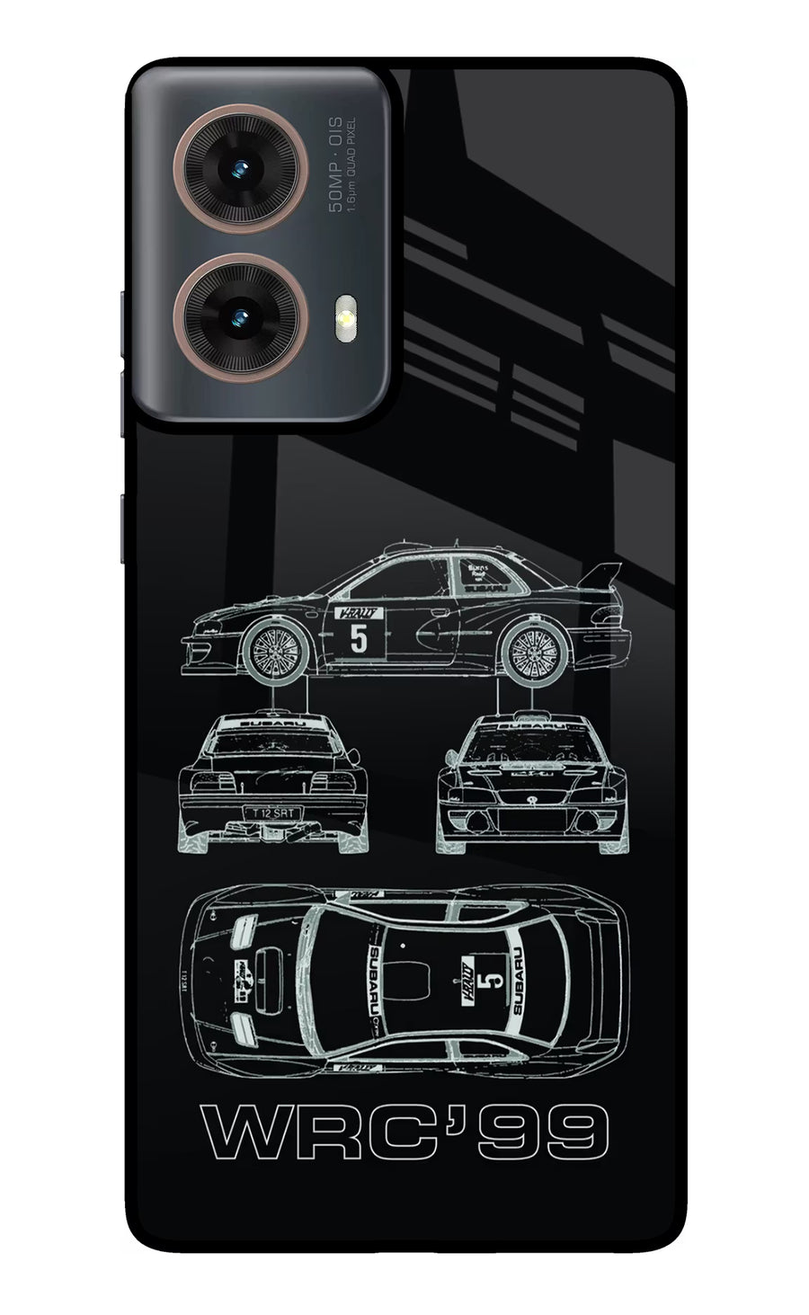 WRC'99 Motorola G85 Back Cover, Metal case