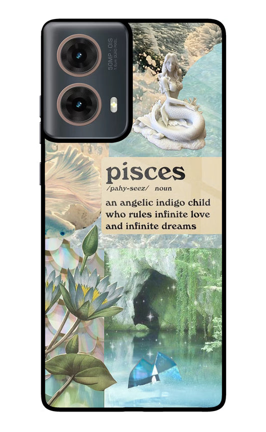 Pisces Zodiac Motorola G85 Glass Case